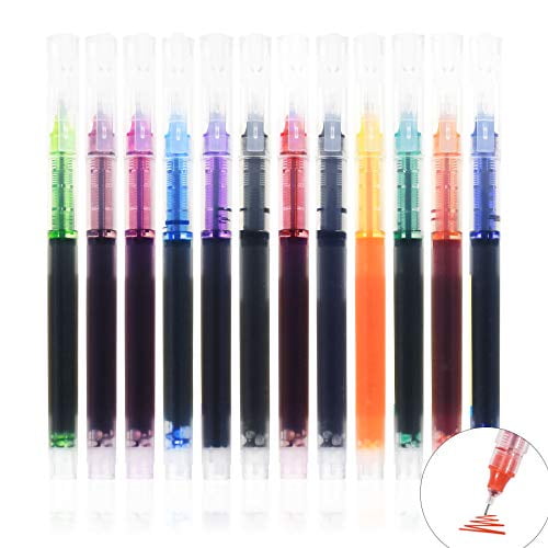 Retro Color Roller Tip Gel Ink Pen Quicy Dry Fineliner Journal Drawing Exam Pens Retro Color Roller Tip Gel Ink Pen Quicy Dry Fineliner Journal Drawing Exam Pens